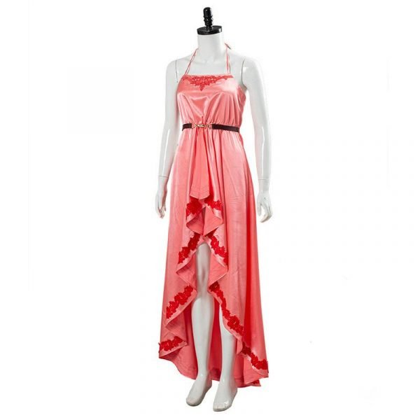 Final Fantasy VII Remake Cosplay Wall Market the Honeybee Inn Aerith Pink Short Dress