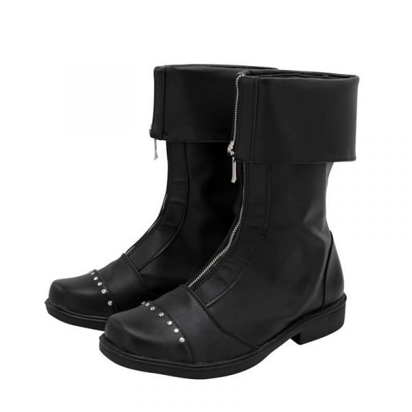 Cloud Strife Boots Cosplay Final Fantasy VII Cloud Strife Cosplay Boots Double Zipper Shoes