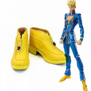 Jojo Bizarre Adventure Giorno Giovanna Cosplay Shoes Boots