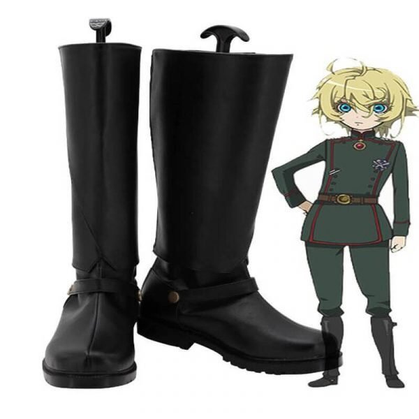Saga of Tanya the Evil Tanya Degurechaff Erich von Rerugen Cosplay Carnaval Shoes Boots