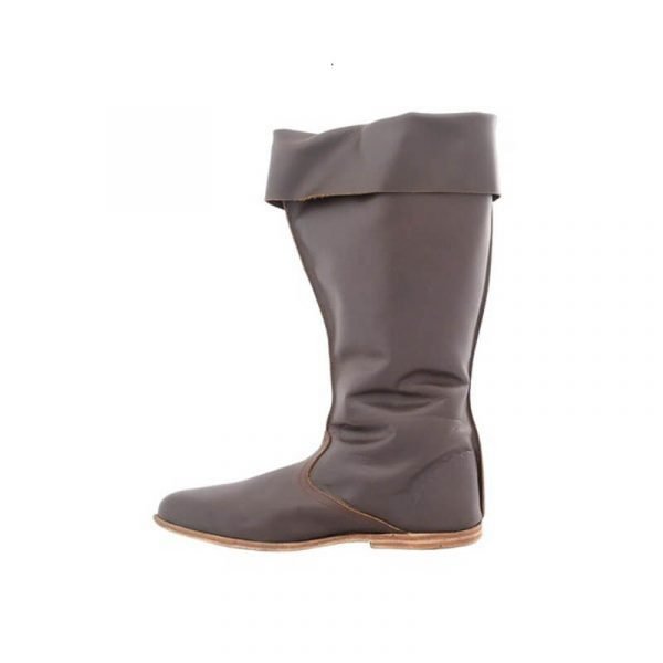 Medieval Leather Renaissance Ankle Boots