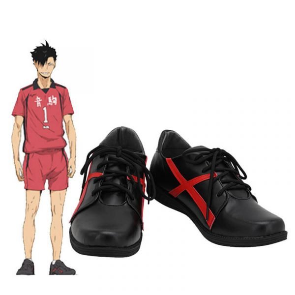 Haikyuu Kuroo Tetsurou Cosplay Shoes PU Boots