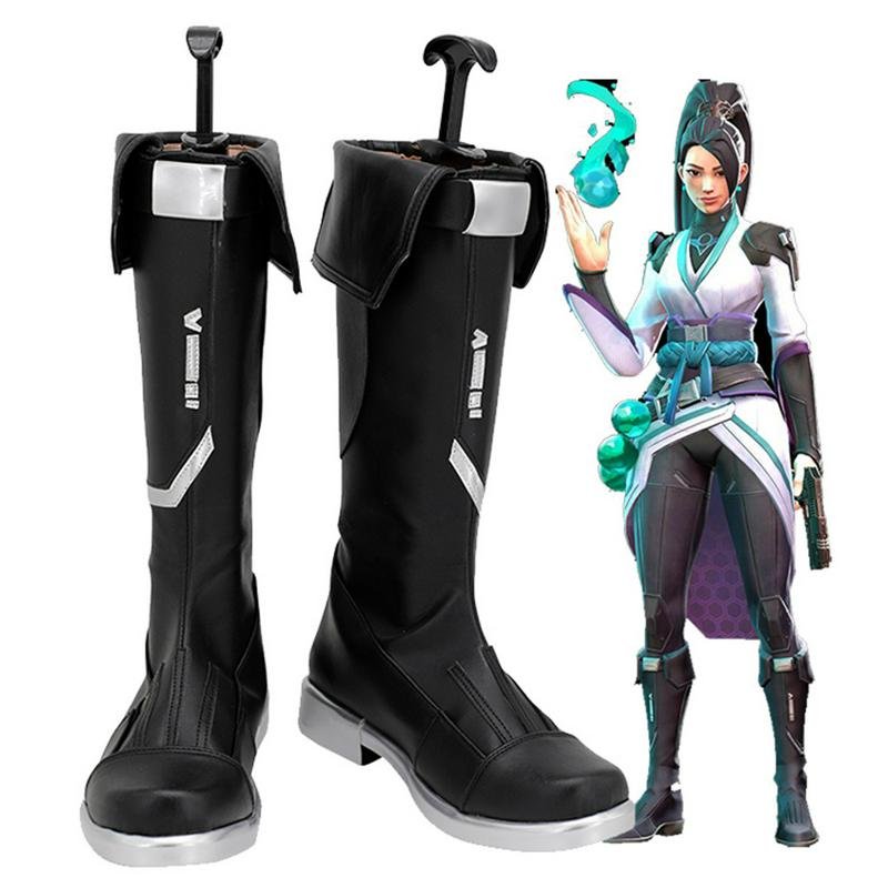 Game Valorant Sage Cosplay Shoes Boots