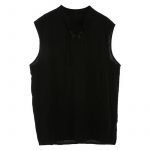 Men’s Renaissance Medieval Sleeveless Cardigan Solid Shirt
