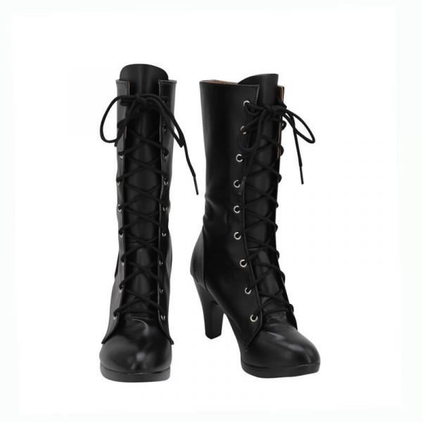 Final Fantasy VII Remake Tifa Cosplay Boots PU Leather Shoes