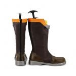 OW Game Hero Tracer Gliding Suit Skin Cosplay Shoes Brown Long Boots