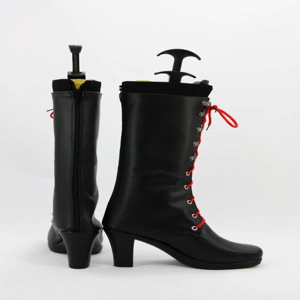 Danganronpa Cosplay Shoes Enoshima Junko Red Boot For Girls Women