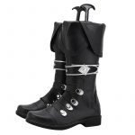 Genshin Impact Diluc Ragnvindr Cosplay Boots Black Shoes High Heel Shoes