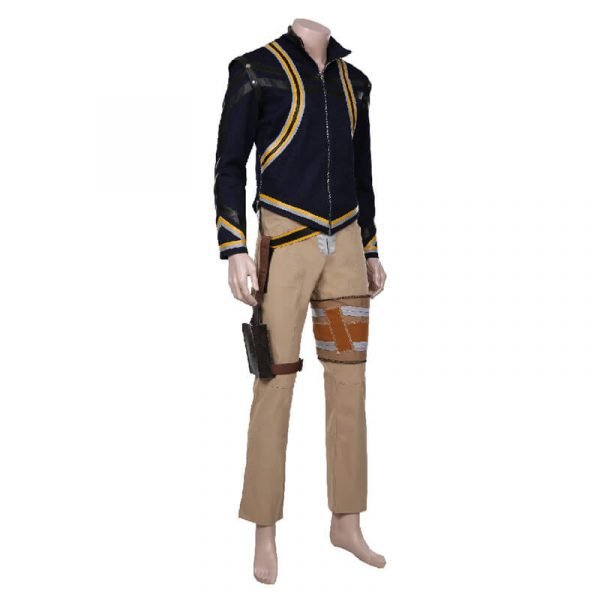 Vagrant Queen Isaac Stelling Cosplay Costume Adult Men Outfit