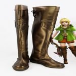 Link Cosplay Shoes Adult Women Wrinkle Cosplay Boots