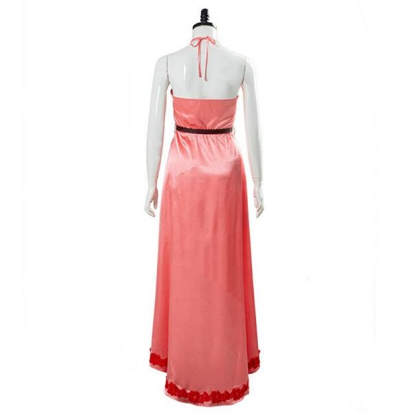 Final Fantasy VII Remake Cosplay Wall Market the Honeybee Inn Aerith Pink Short Dress