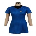 Fast delivery Star Costume Trek Into Darkness Fleet Uhura Cosplay Blue Dress Uniform Suit