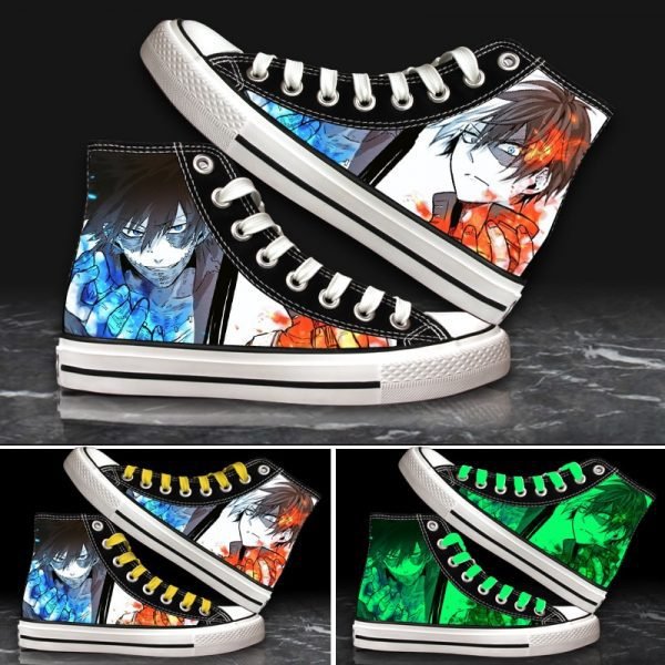 Unisex Anime My Hero Academia Noctilucent Casual Canvas Shoes