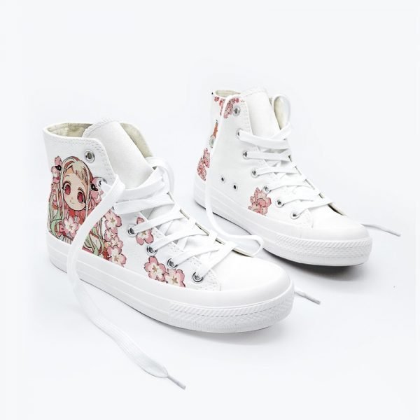Anime Toilet-Bound Hanako-kun Nene Yashiro Casual Ankle Canvas Shoes