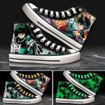 Unisex Anime My Hero Academia Noctilucent Casual Canvas Shoes