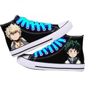 Anime Luminous My Hero Academia Midoriya Izuku Todoroki Shoto Casual Canvas Shoes