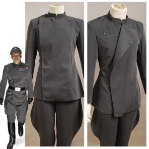 Star Cosplay Imperial Officer Grey Costume Uniform