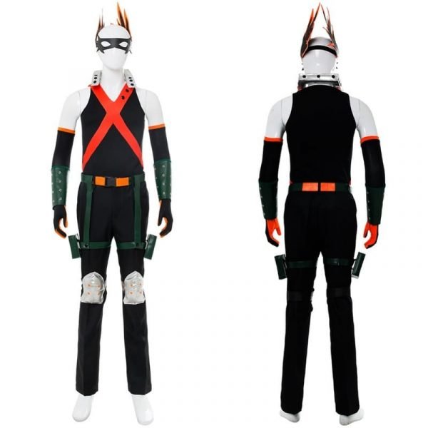 My Hero Academia Boku no Hero Academia Katsuki Bakugou Cosplay Costume Outfit