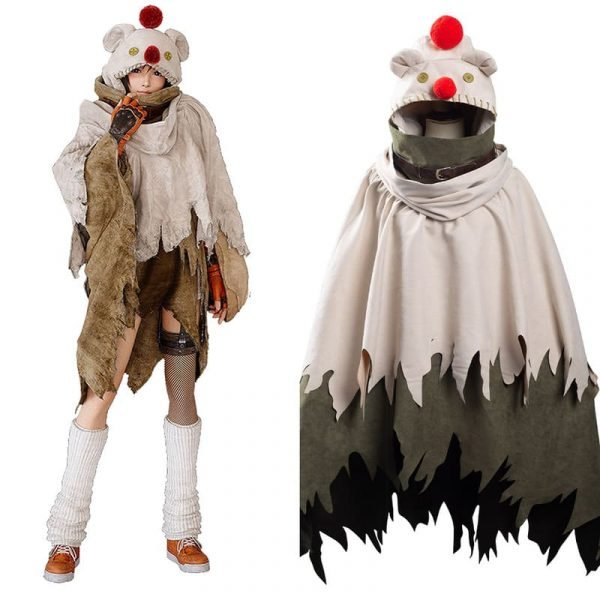 Final Fantasy VII: Remake Intergrade Yuffie Kisaragi Moogle Cape Cosplay Costume