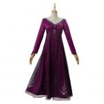Elsa Cosplay Costume Adult Purple Dress