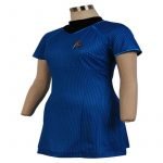 Fast delivery Star Costume Trek Into Darkness Fleet Uhura Cosplay Blue Dress Uniform Suit