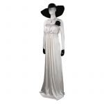 Resident Cosplay Village Alcina Dimitrescu Cosplay Costume Dress Outfits With Hat