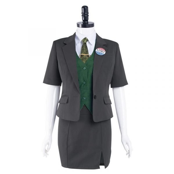 Loki Cosplay Costume Women Uniform Skirt Outfits