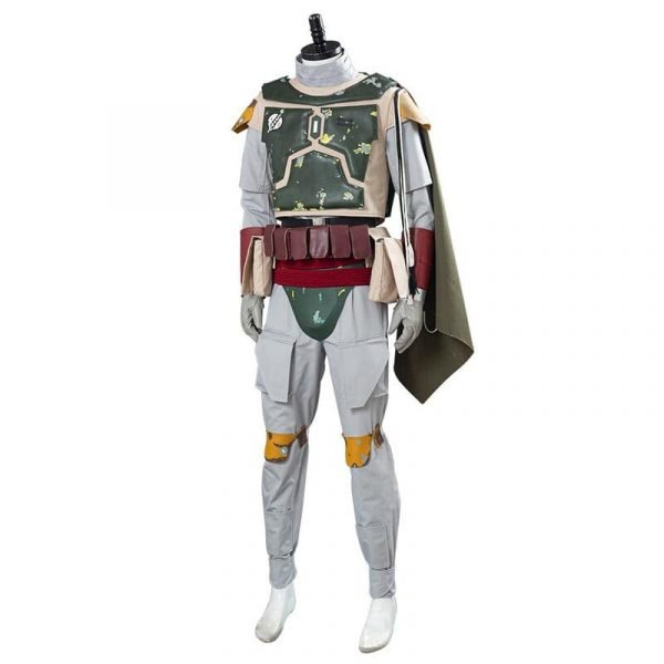 In the stock Star Cosplay Boba Fett Cosplay Men Uniform Armor Vest Cloak Outfit