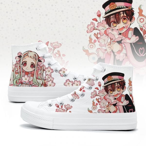 Anime Toilet-Bound Hanako-kun Nene Yashiro Casual Ankle Canvas Shoes