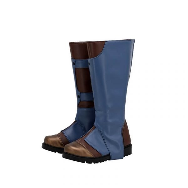 Valorant Cypher Cosplay Boots PU High Heel Shoes