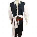 Pirates Costume Captain Jack Cosplay Sparrow Costume