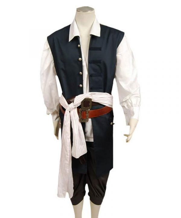 Pirates Costume Captain Jack Cosplay Sparrow Costume