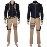 Vagrant Queen Isaac Stelling Cosplay Costume Adult Men Outfit