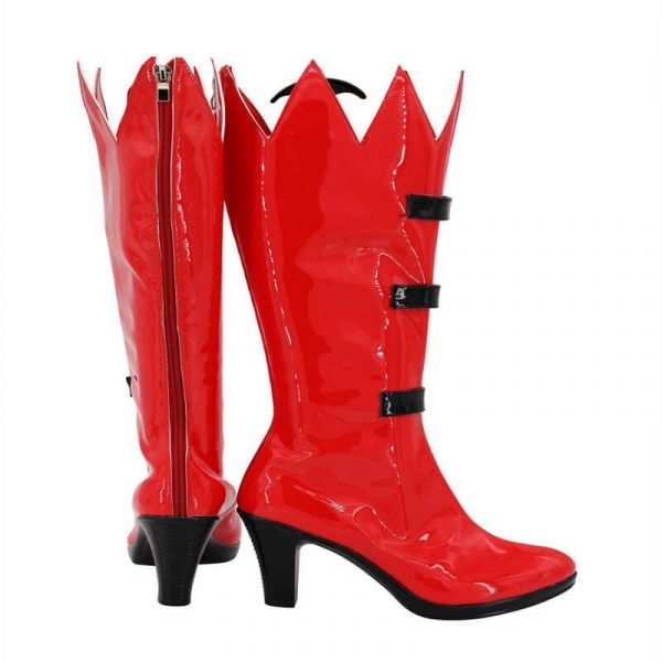Underfell Papyrus Cosplay Boots High Heel Red Shoes