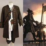 Pirates Costume Captain Jack Cosplay Sparrow Costume