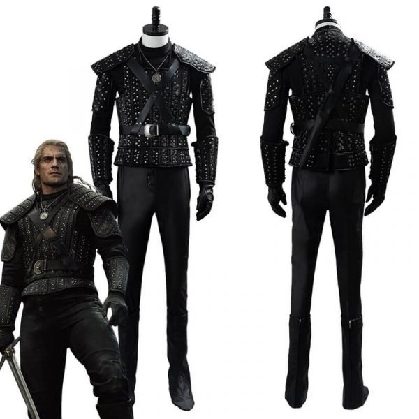 Cavill Cosplay Costume Outfit Uniform Full Suit Clothing TV Show