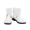 Star Cosplay Wa The Force Awakens White Soldier Boots PU Leather Shoes