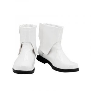 Star Cosplay Wa The Force Awakens White Soldier Boots PU Leather Shoes