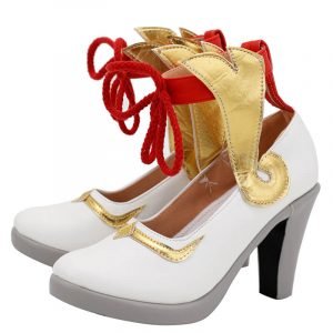 Game Genshin Impact Ganyu Cosplay Boots Shoes