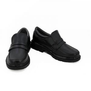 College Student Shoes Japanese Black Leahter Student Shoes