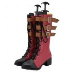 OW Ashe Cosplay PU Boots High Heel Shoes