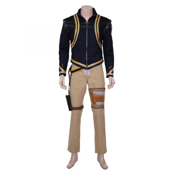 Vagrant Queen Isaac Stelling Cosplay Costume Adult Men Outfit