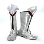Fate Apocrypha Cosplay Mordred Cosplay Boots Silver Shoes