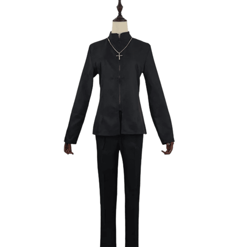 Custom Made Fate Stay Night Kotomine Kirei Cosplay Costume (1)