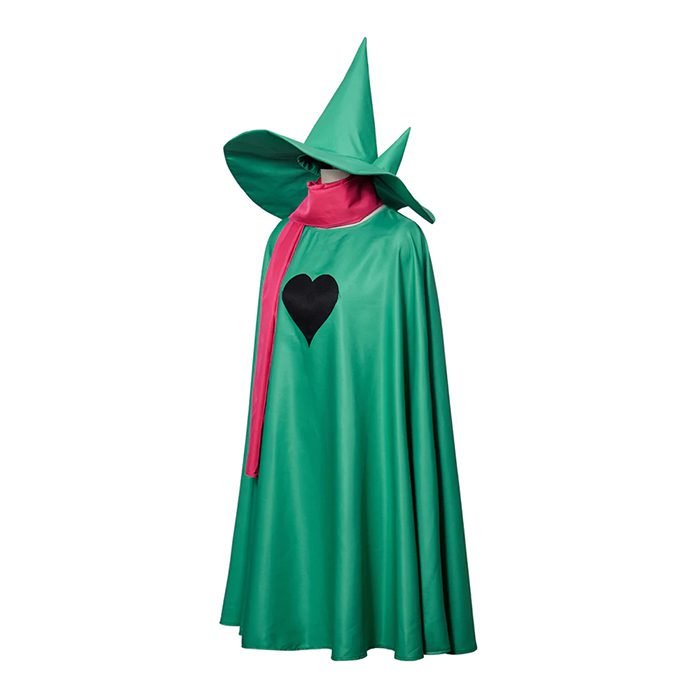 Deltarune Ralsei Cosplay Costume Hoodie Cloak Cape (4)