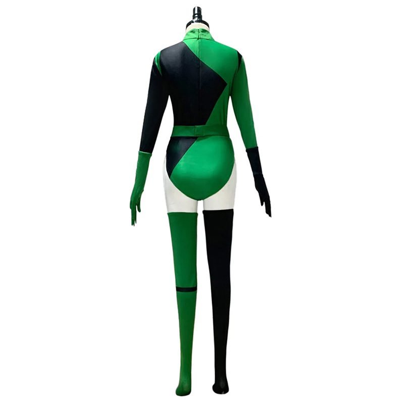 Shego Jumpsuit Cosplay Costume Sexy Outfits (2)
