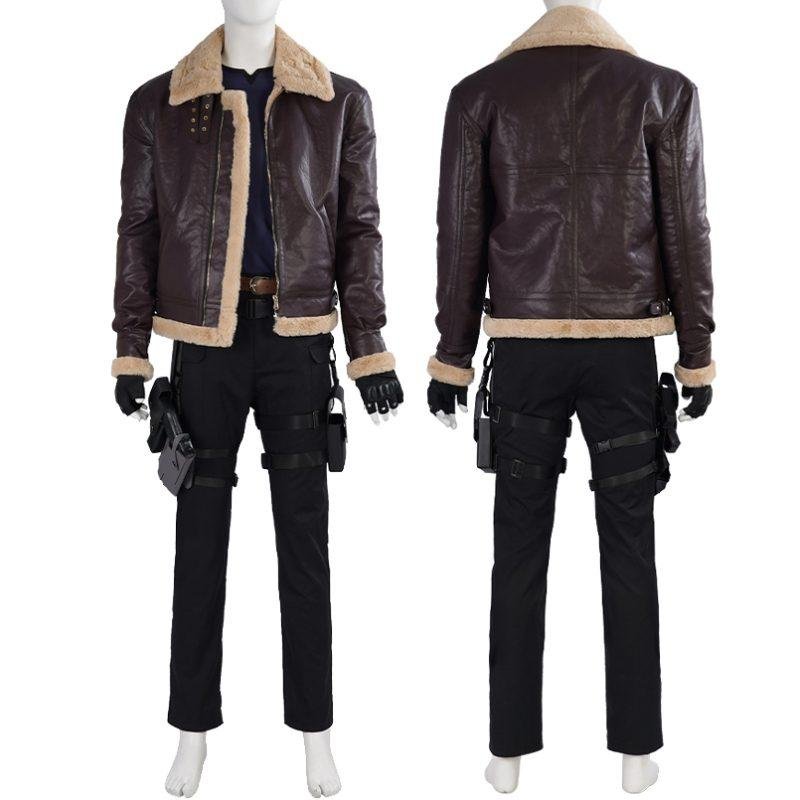 Game-RE-4-Remake-Leon-Cosplay-Outfit-Adult (3)