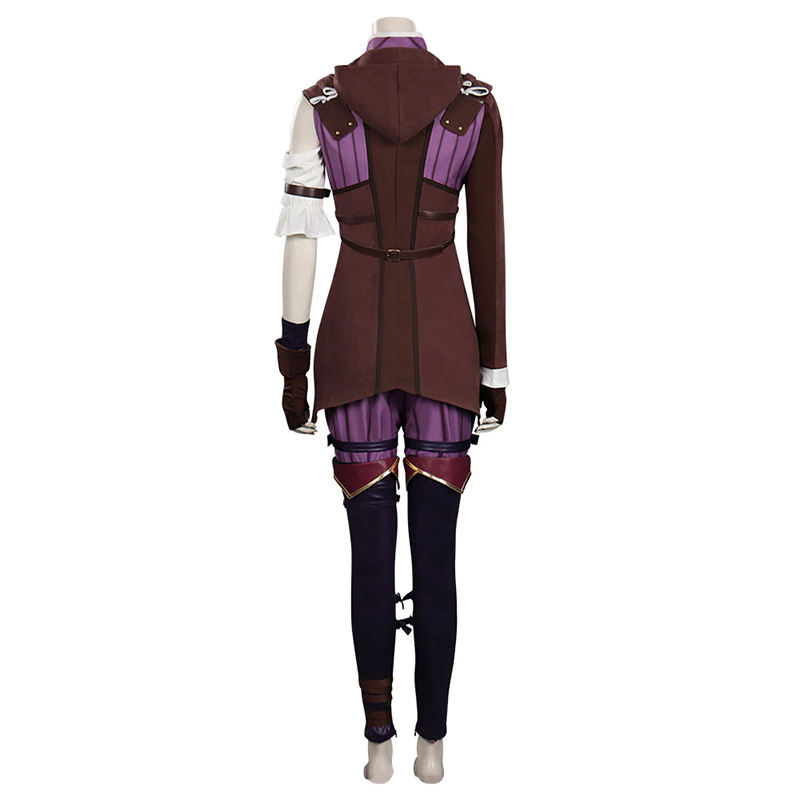 Custom Made Arcane LOL Caitlyn Cosplay Costume League Of Legends Outfit Violet