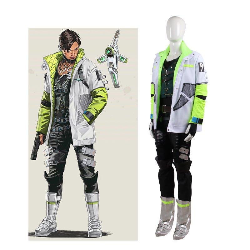 Custom Made Game Apex Legends Crypto Initial Cosplay Costume