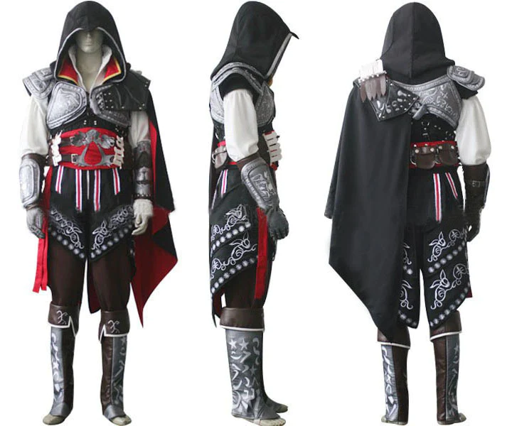 Customize Assassin’s Creed 2 Ezio Auditore Cosplay Costume Outfit (2)